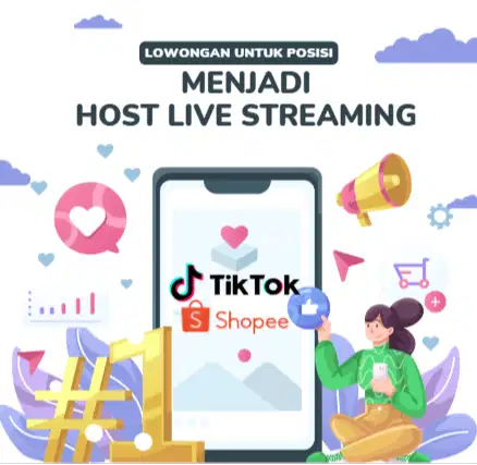 LOKER Lowongan kerja Host Live