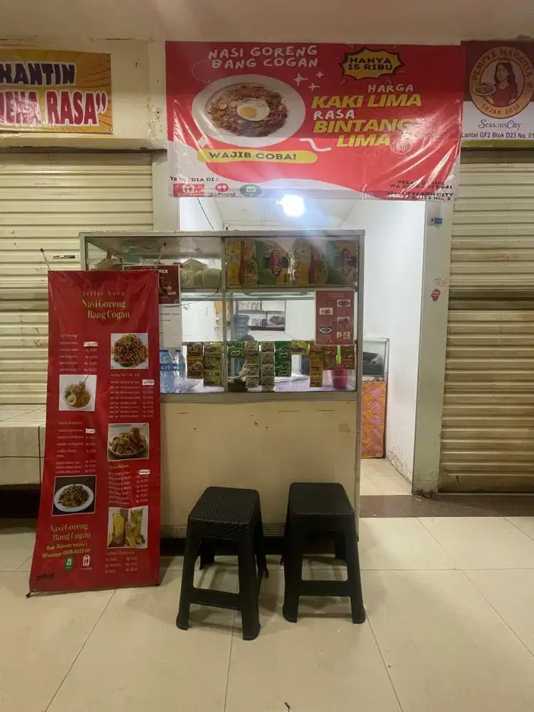 Dicari penjaga nasi goreng di kantin mall season city
