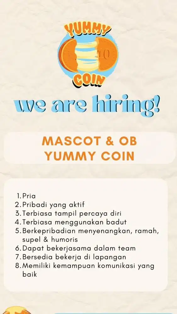 OB DAN MASCOT YUMMY COIN