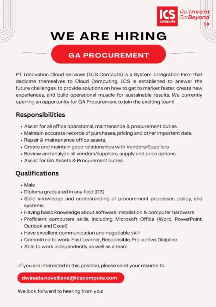 GA & Procurement