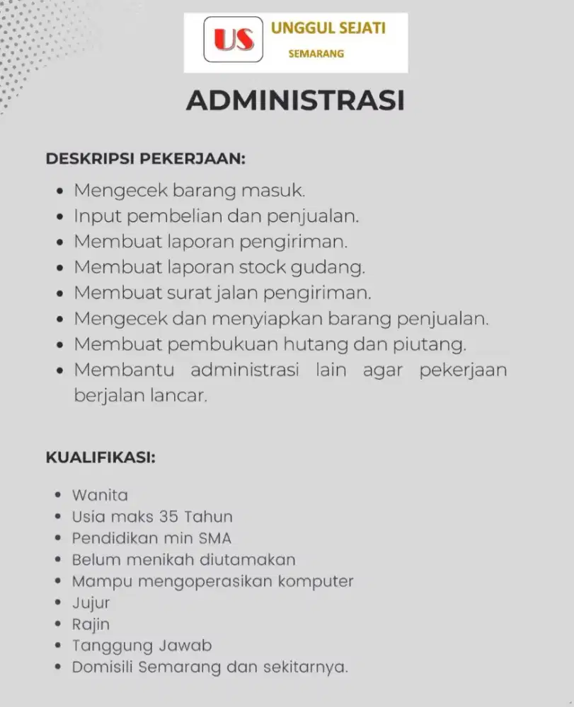 Administrasi domisili semarang