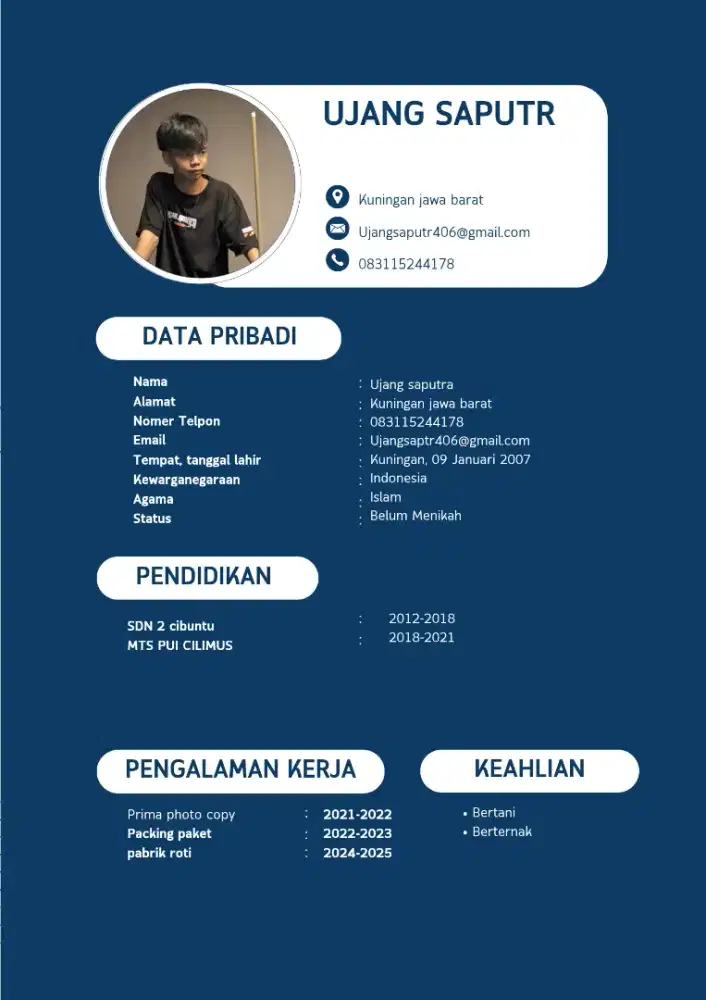 Butuh kerja apapun