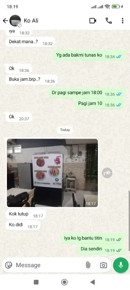 Lowongan jaga stand sate babi