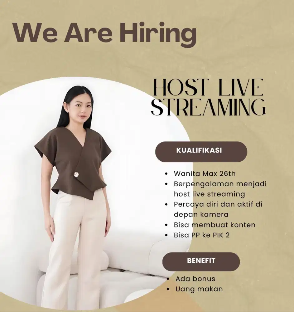DICARI HOST LIVE STREAMING
