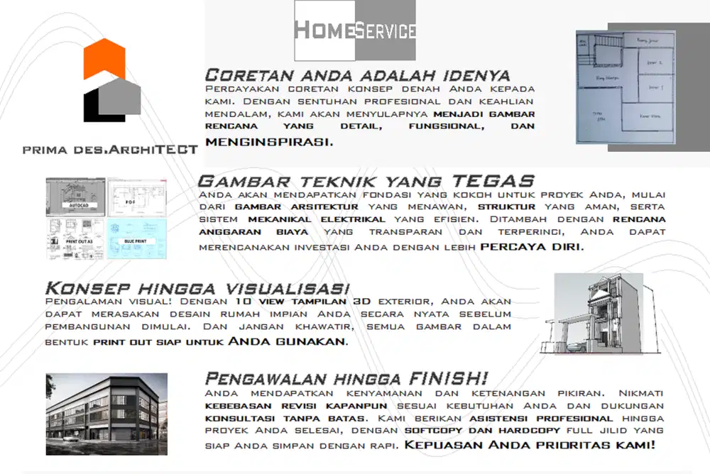 Jasa Gambar Rumah Paket Ekonomis Berkualitas