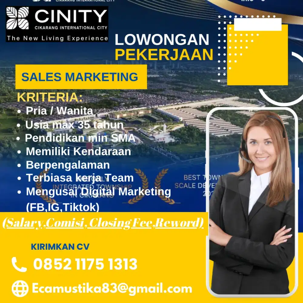 DI BUTUH KAN SEGERA SALES PROPERTY