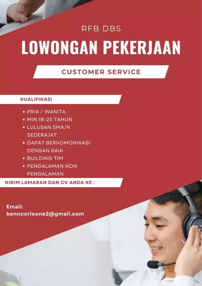 lowongan kerja costumer service
