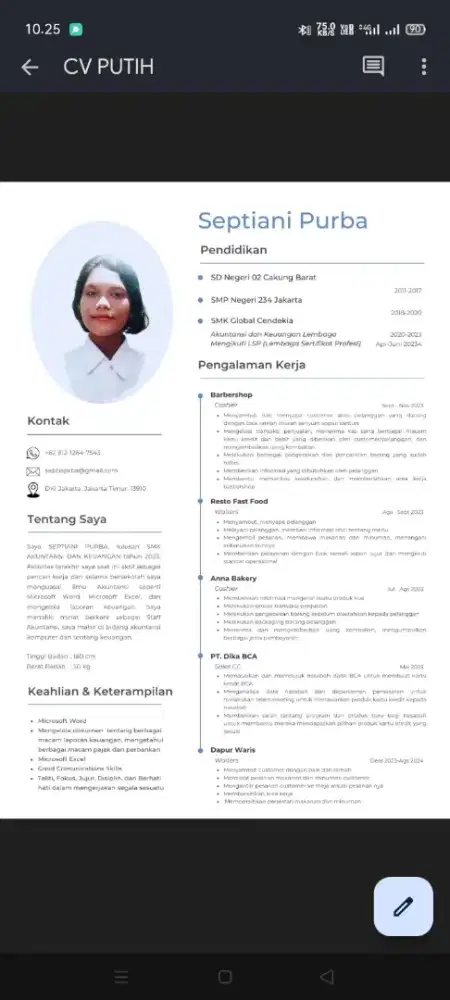 INGIN MENCARI PEKERJAAN