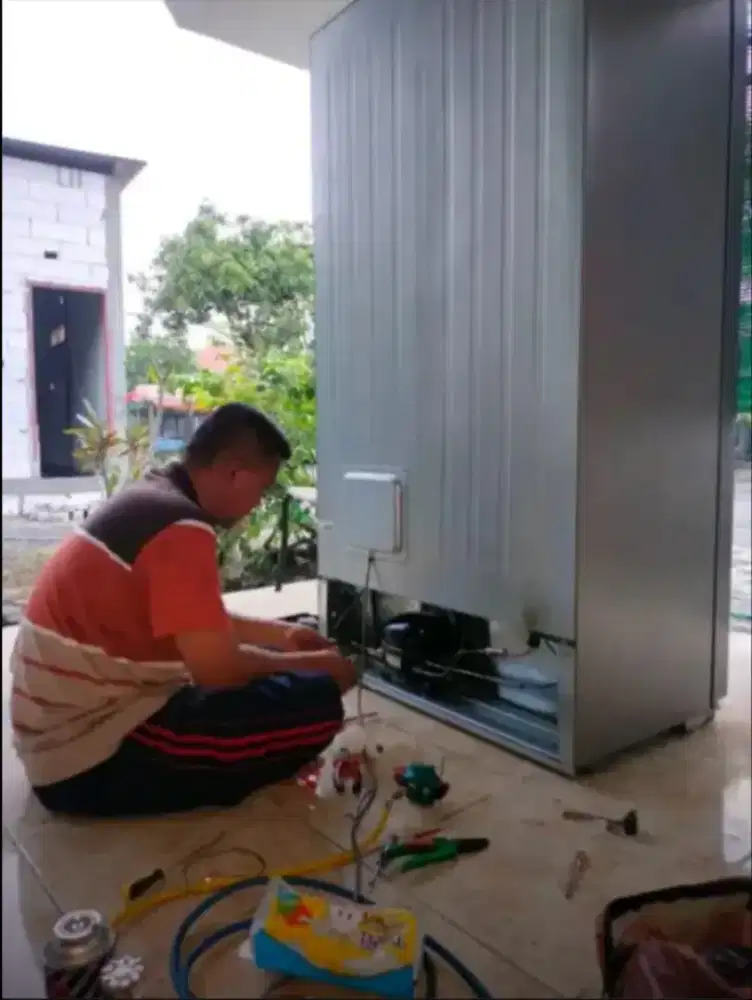Jasa, service ac, kulkas, mesin cuci, pompa air, dan bongkar pasang ac