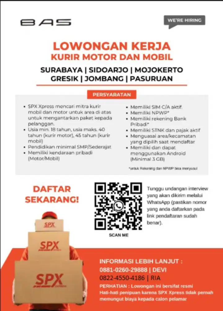 Driver Mitra Shopee Express