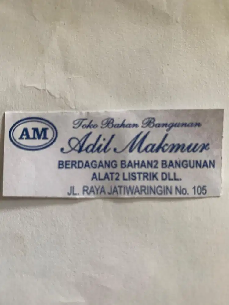 Loker Karyawan Toko Bangunan (Supir)