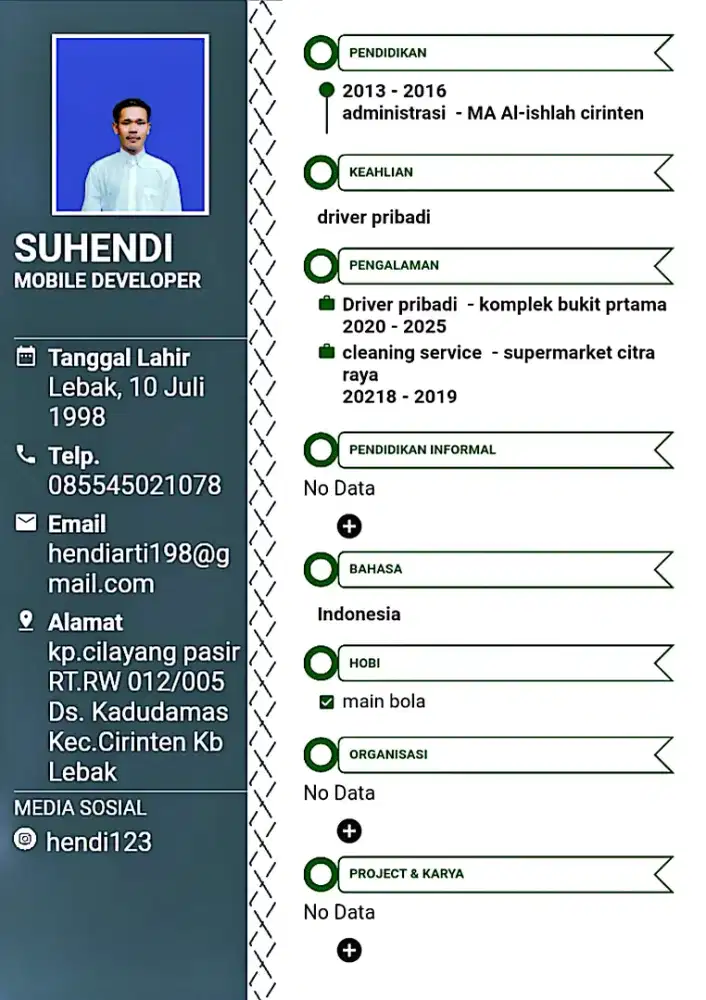 Cari pekerjaan Driver