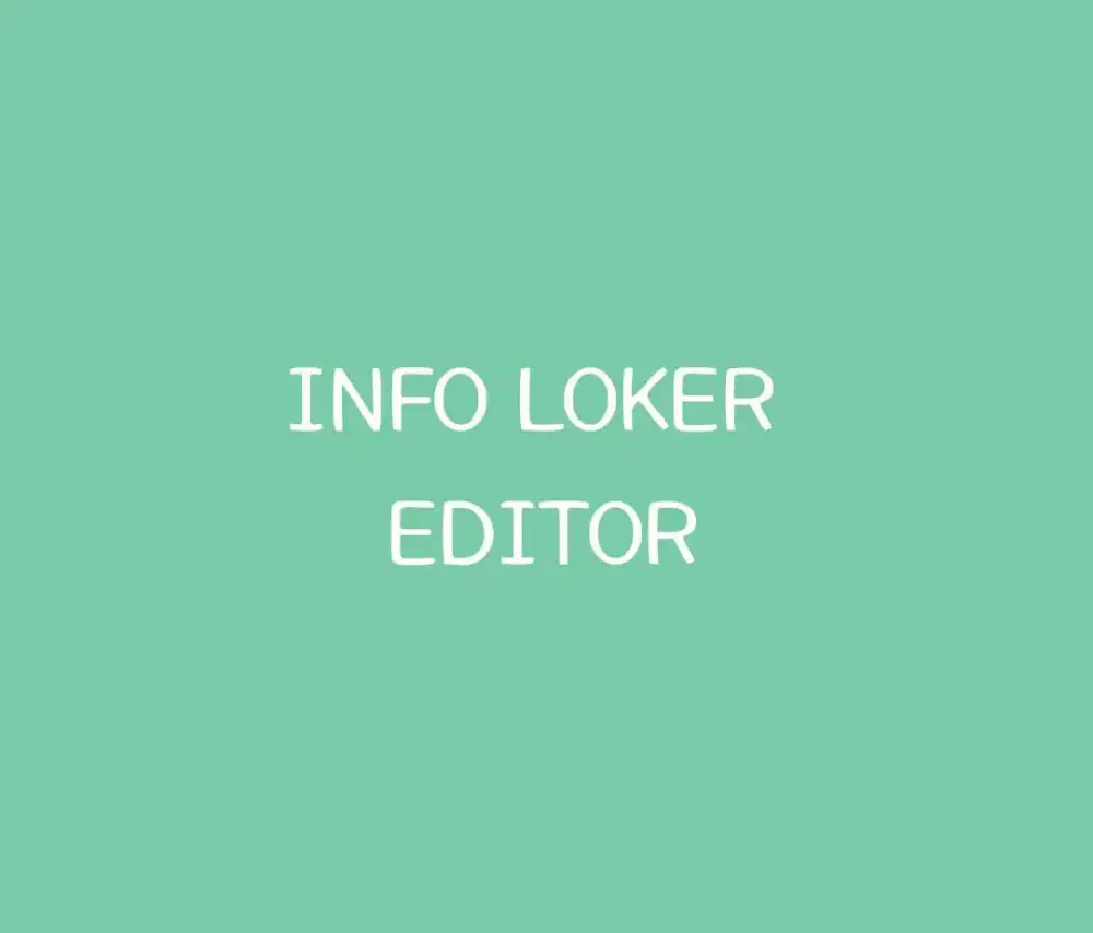Info loker Editor