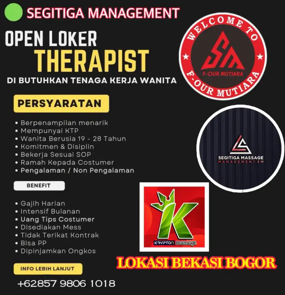 lowongan kerja bogor, bekasi