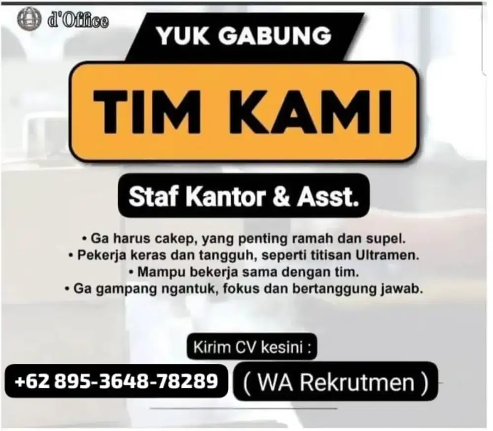 Lowongan kerja konten kreator