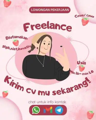 DIBUTUHKAN FREELANCER