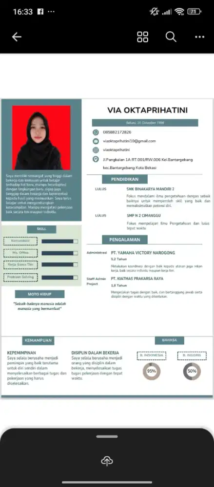 Mencari pekerjaan