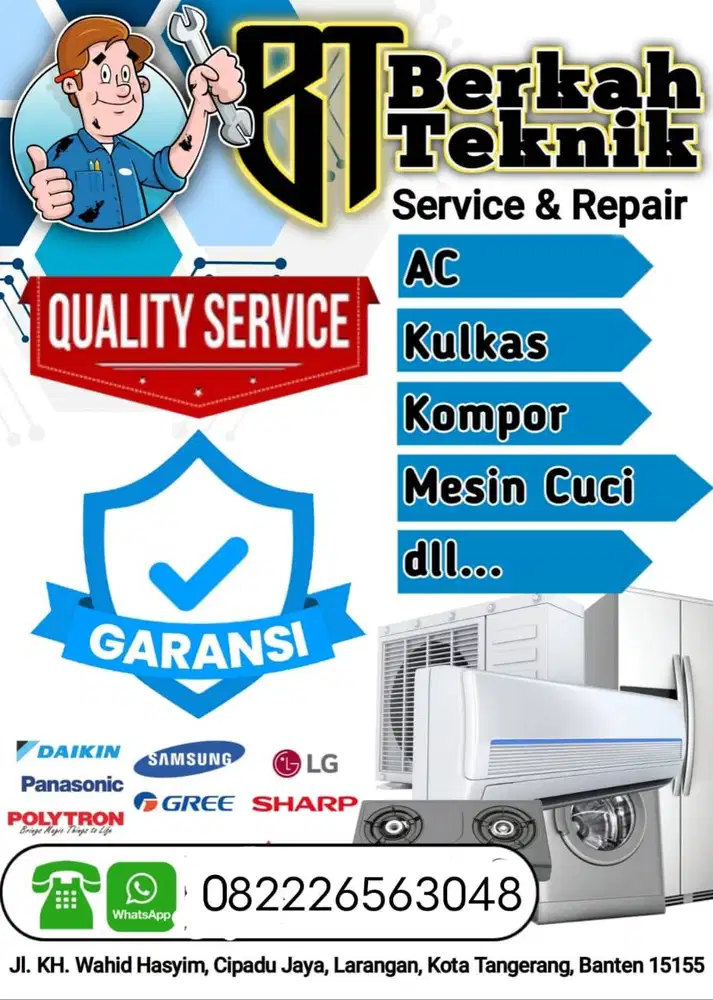 Service AC dan mesin cuci