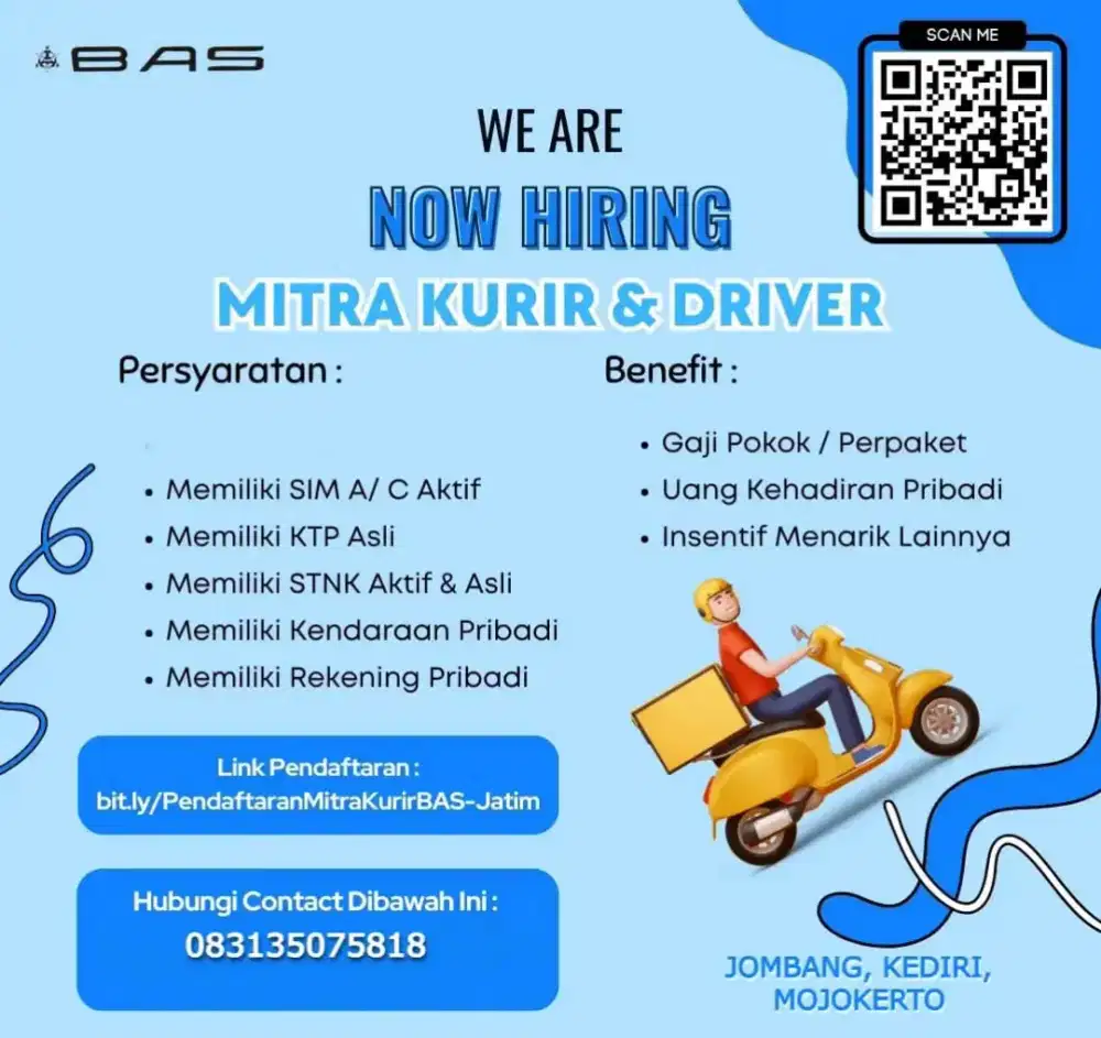 Lowongan Pekerjaan Mitra Kurir Paket Roda 2 Dan Roda 4 Shope Express