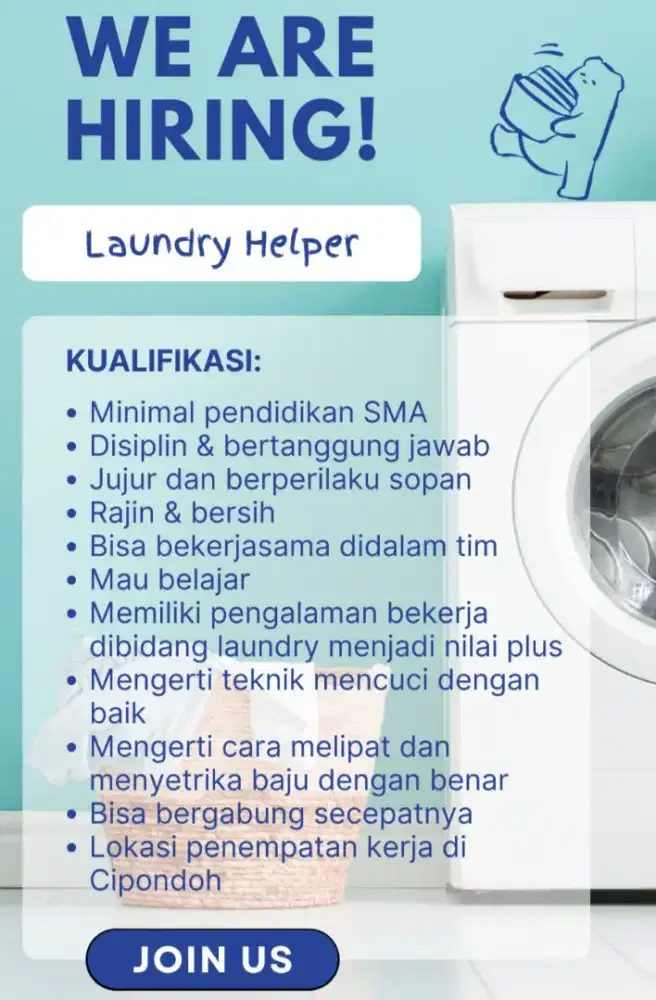 LAUNDRY HELPER PORIS INDAH