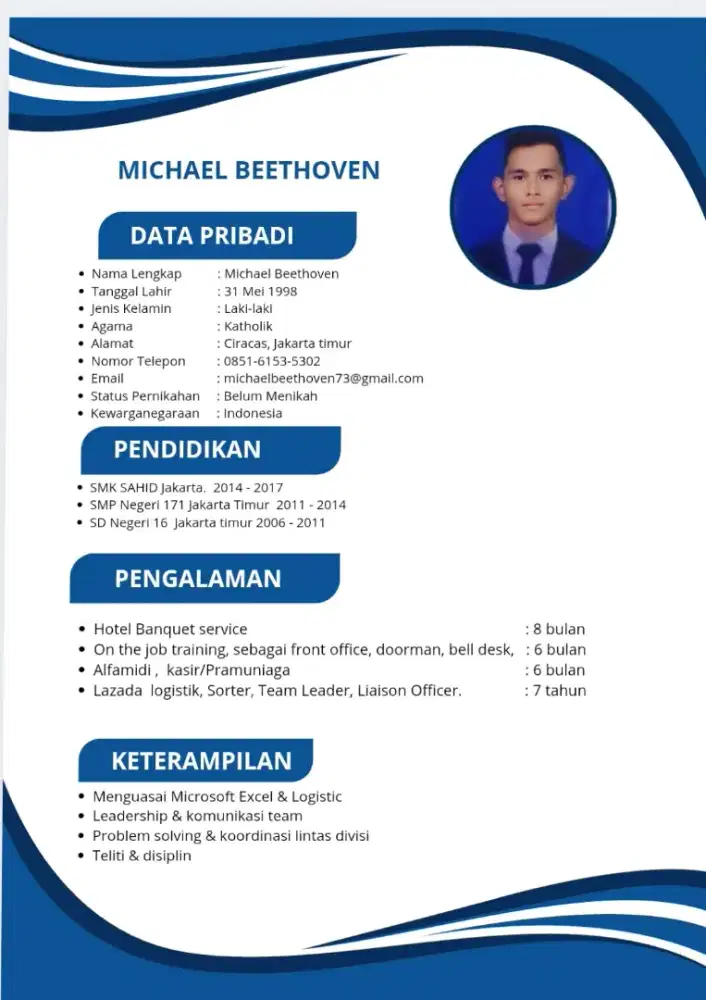 Admin logistic/gudang