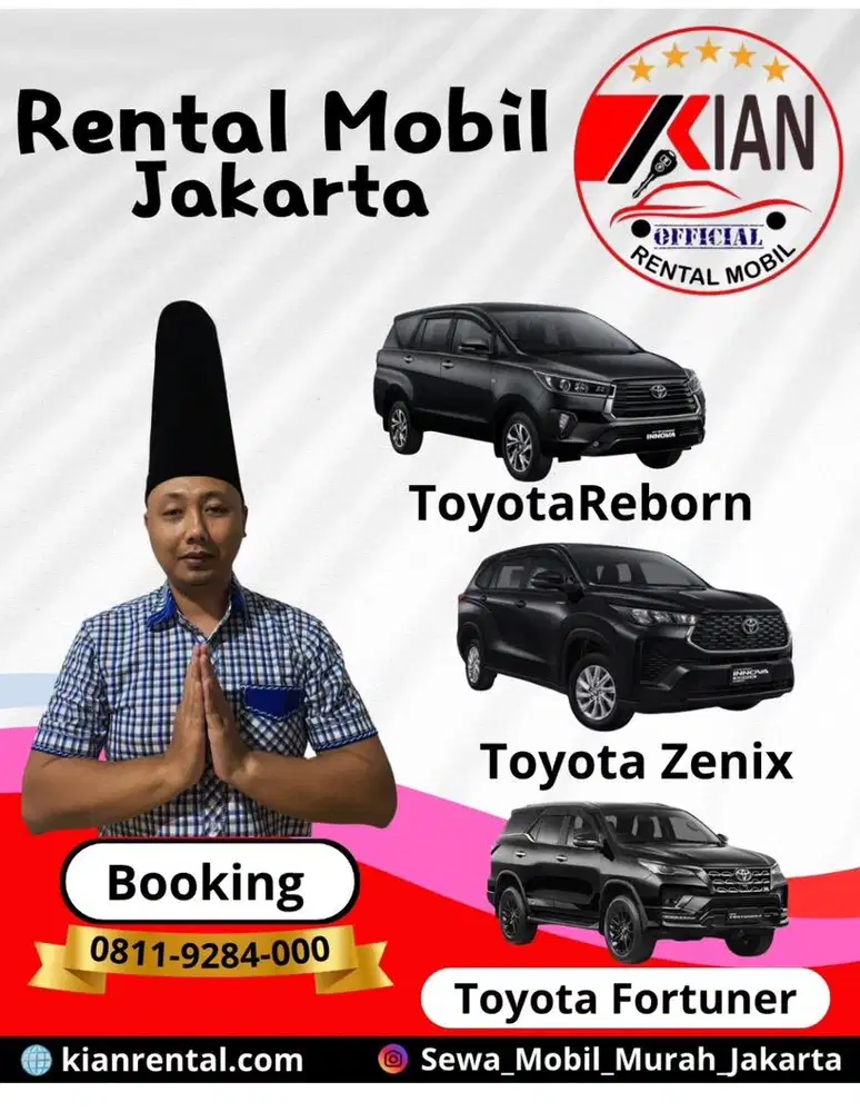 TERLARIS sewa mobil fortuner innova reborn zenix sewa G Lepas kunci