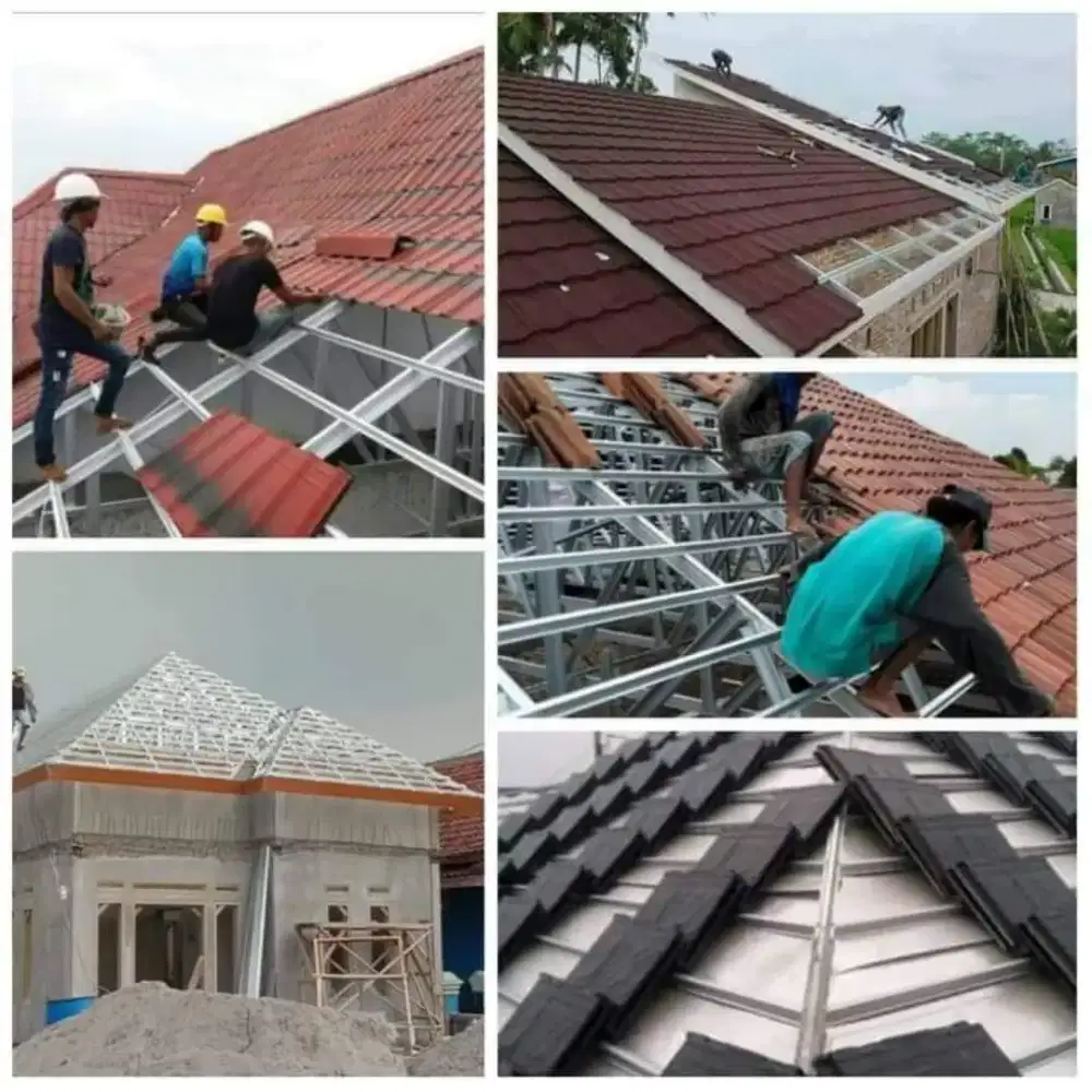 Tukang renovasi dan atap bocor