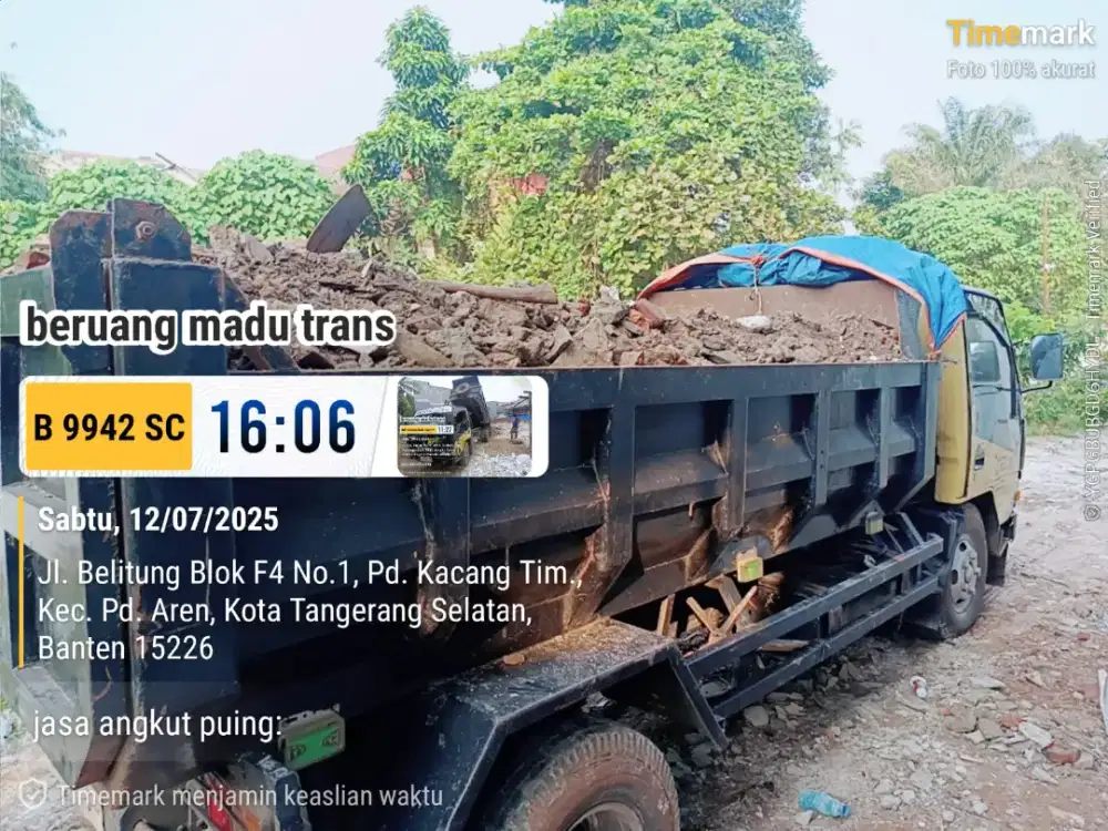 Jasa buang puing sampah