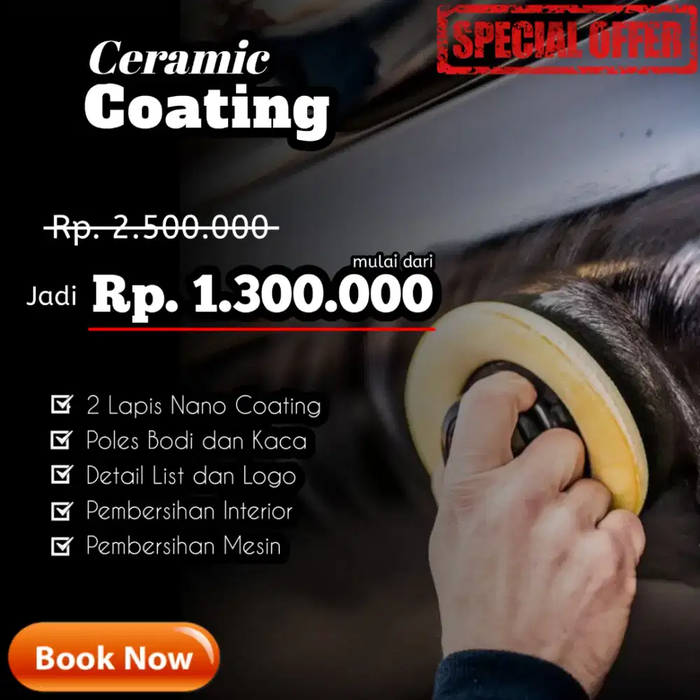 SALON MOBIL / POLES MOBIL PANGGILAN & NANO COATING MURAH (TERBAIK)