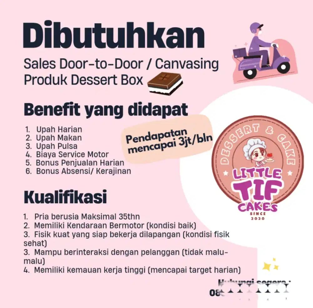 Dibutuhkan Karyawan/Sales
