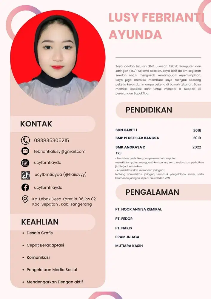 Info lowongan kerjaan apa aja pengalaman sudah banyak