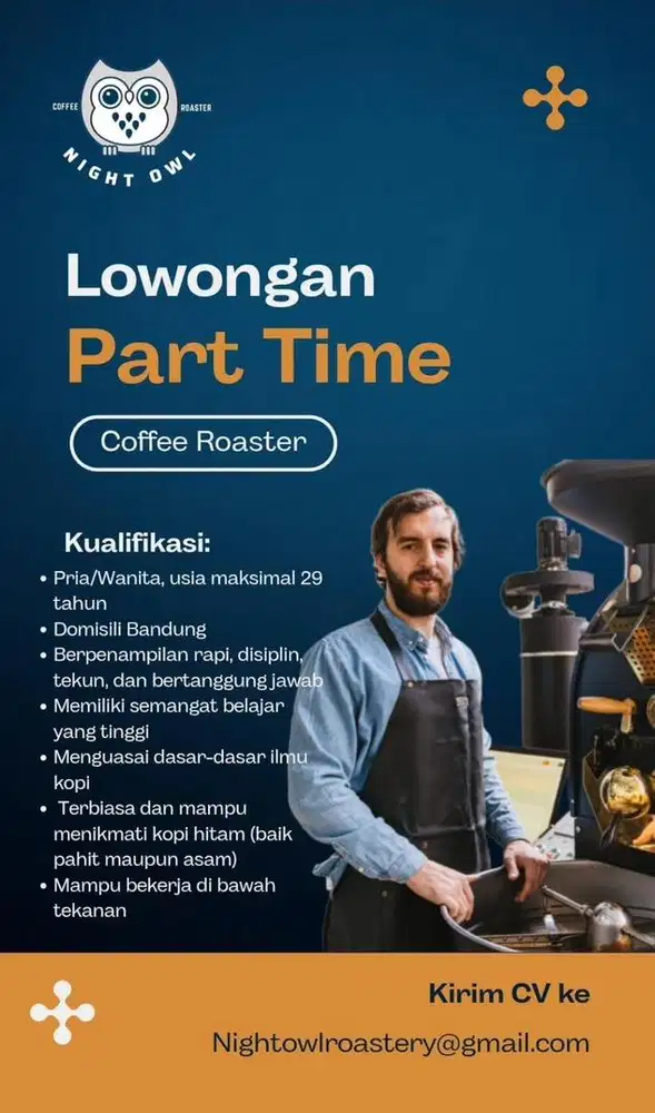 Coffee Roaster Part Timer