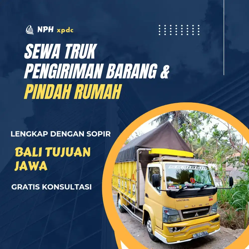 Jasa angkut sewa truk Bali jasa pindah rumah Bali ke Jawa