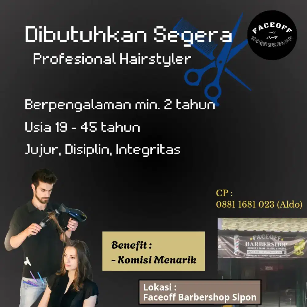 Dibutuhkan Capster Barbershop