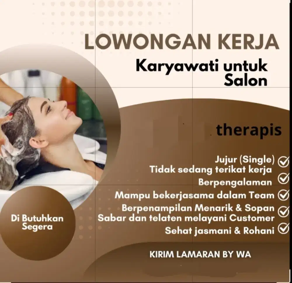 Lowongan kerja salon