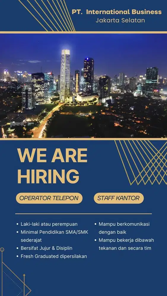 Lowongan Pekerjaan