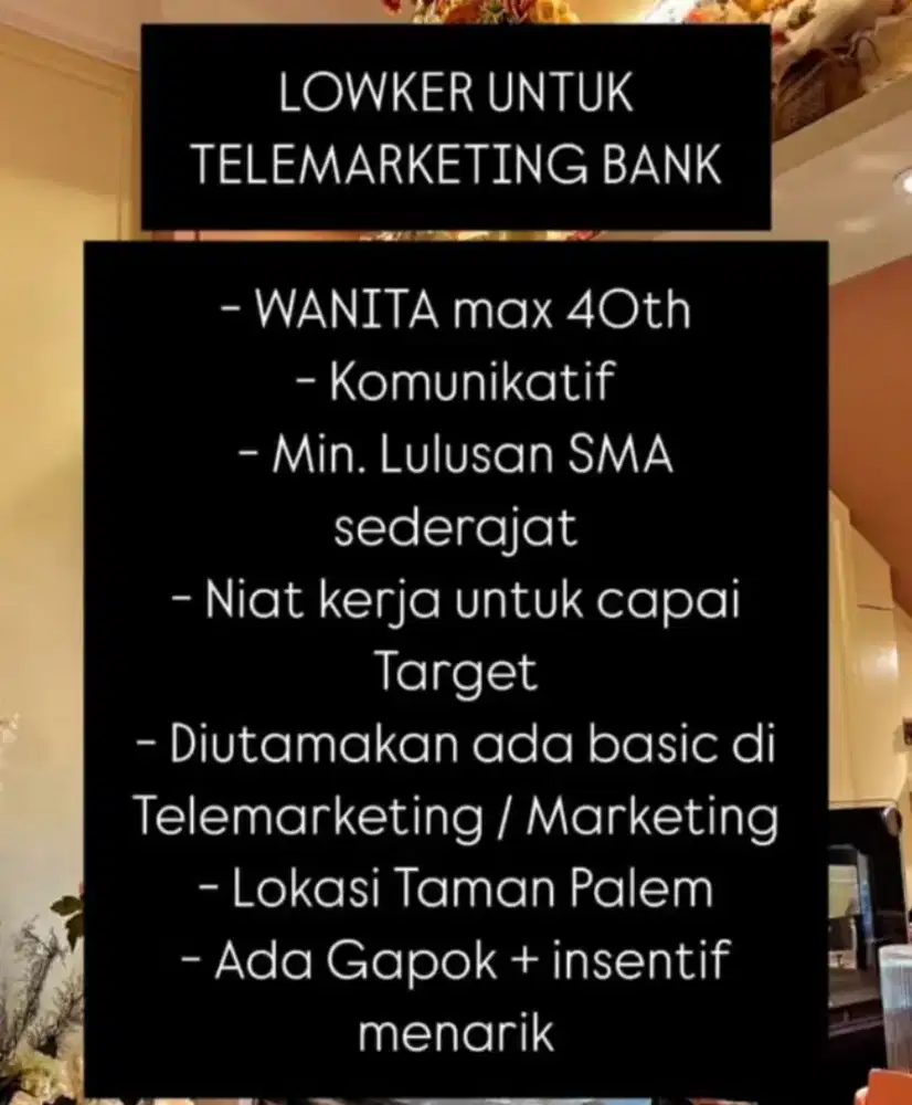 Telemarketing Bank