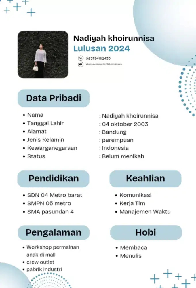cari pekerjaan spg atau sebagainya
