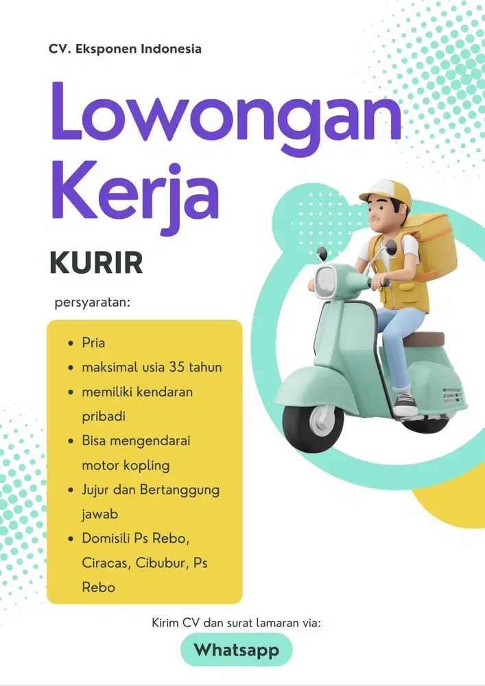 Lowongan Kerja Kurir
