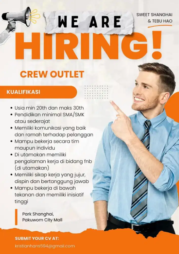 Lowongan kerja jaga stand