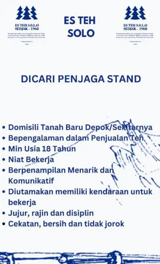 Lowongan Kerja Es Teh Solo