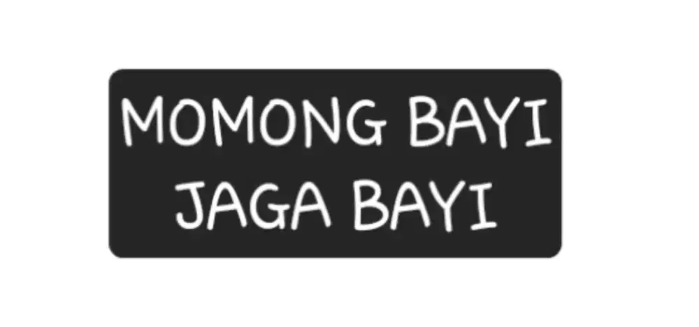 DICARI MBA NTUK JAGA BAYI MOMONG BAYI NGINAP