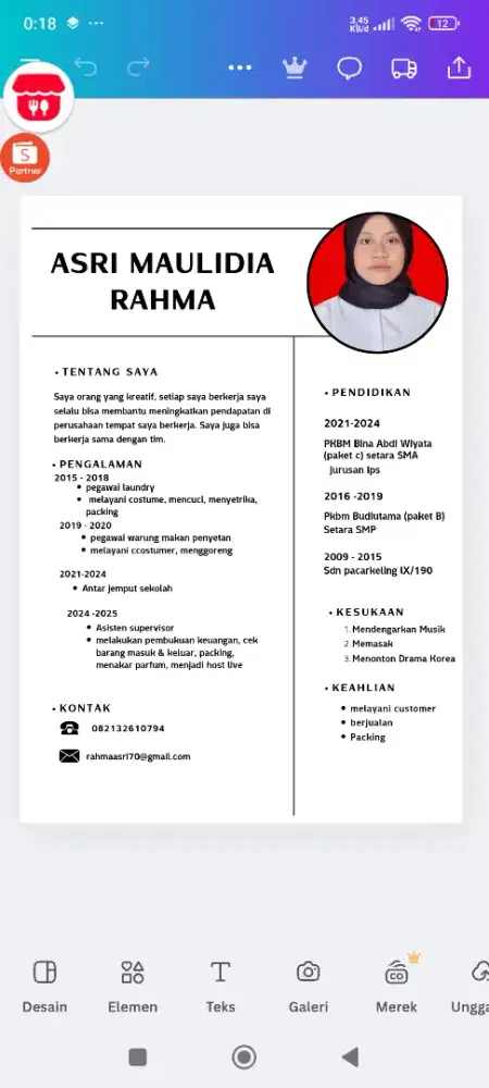 Cari lowongan pekerjaan
