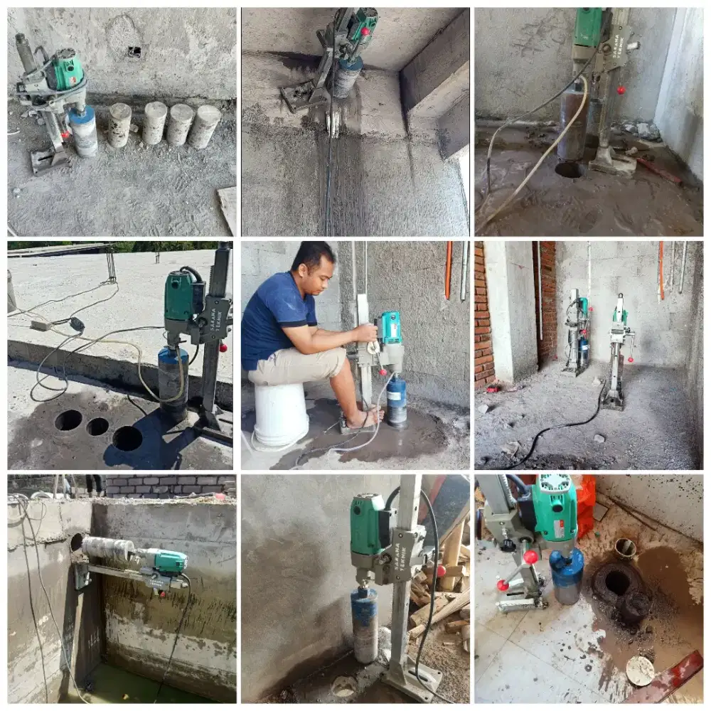 jasa coring beto, genset, pompa alkon/celup  jack hammer/dril. Stamper