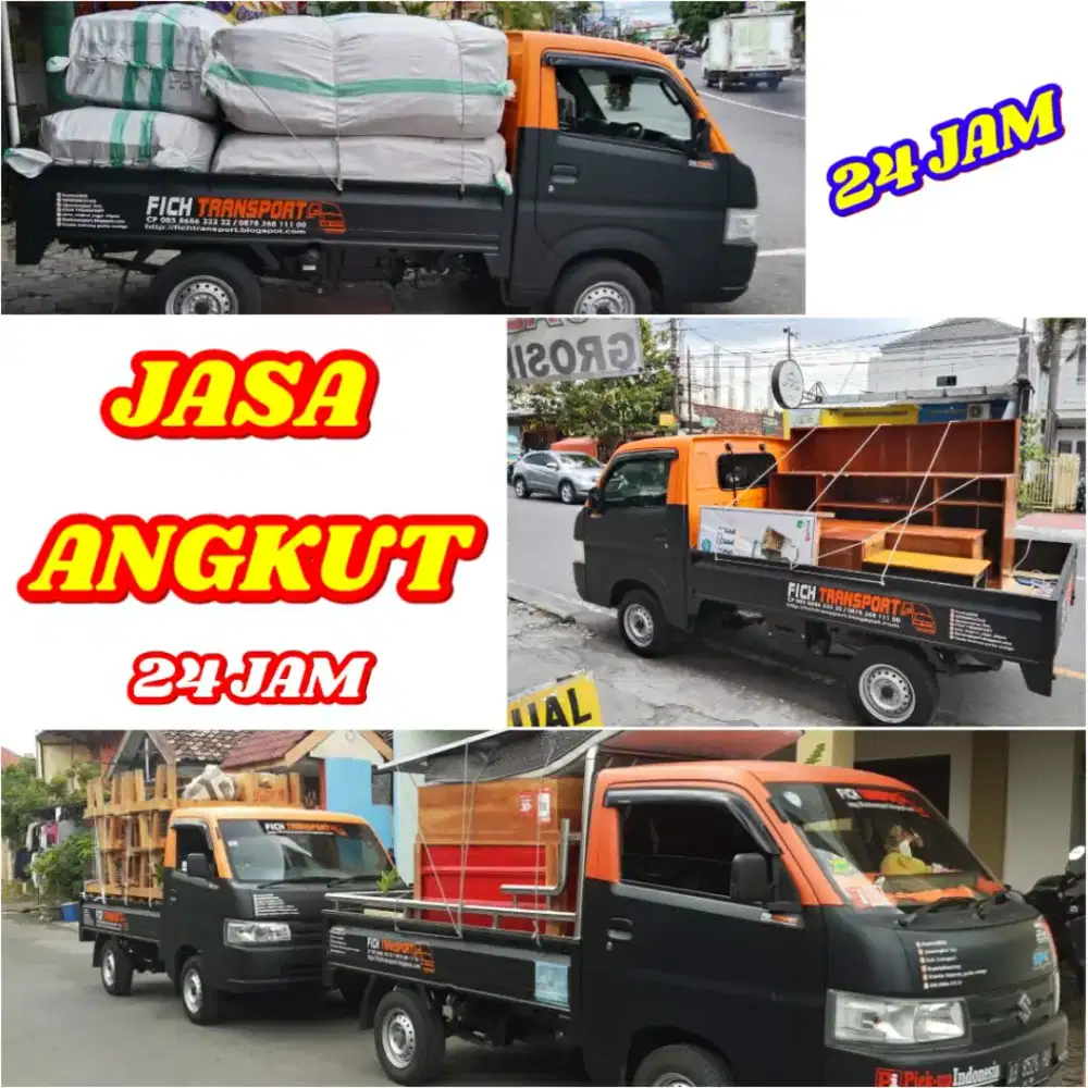 Jasa angkut jasa angkutan barang pickup jogja sleman bantul 24 jam