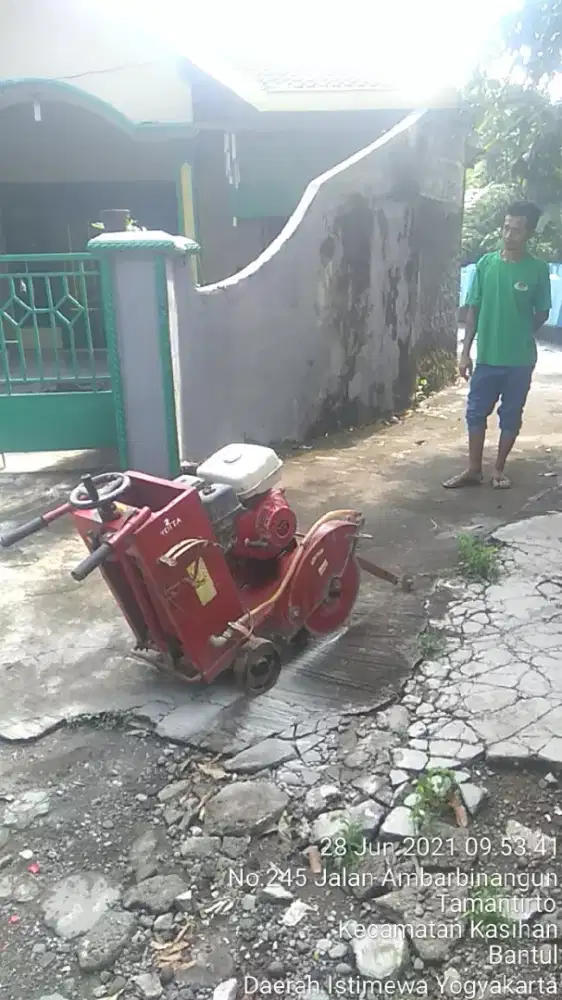 Sewa Beton Cutter Coring Kompresor Potong Aspal Granit Keramik Besi