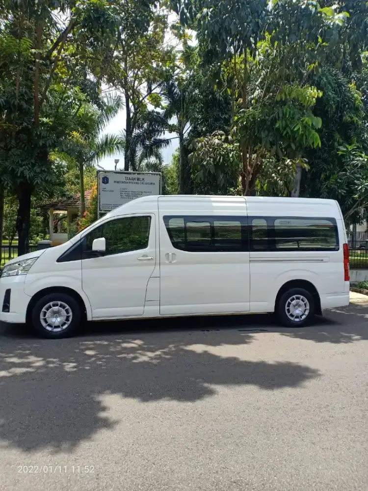 Rental Elf Hiace Bus pariwisata cengkareng bandara soekarno hatta