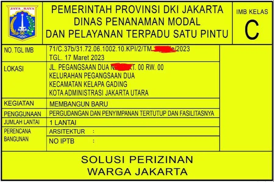 Jasa Proses Pengurusan Urus Perizinan izin ijin PBG IMB