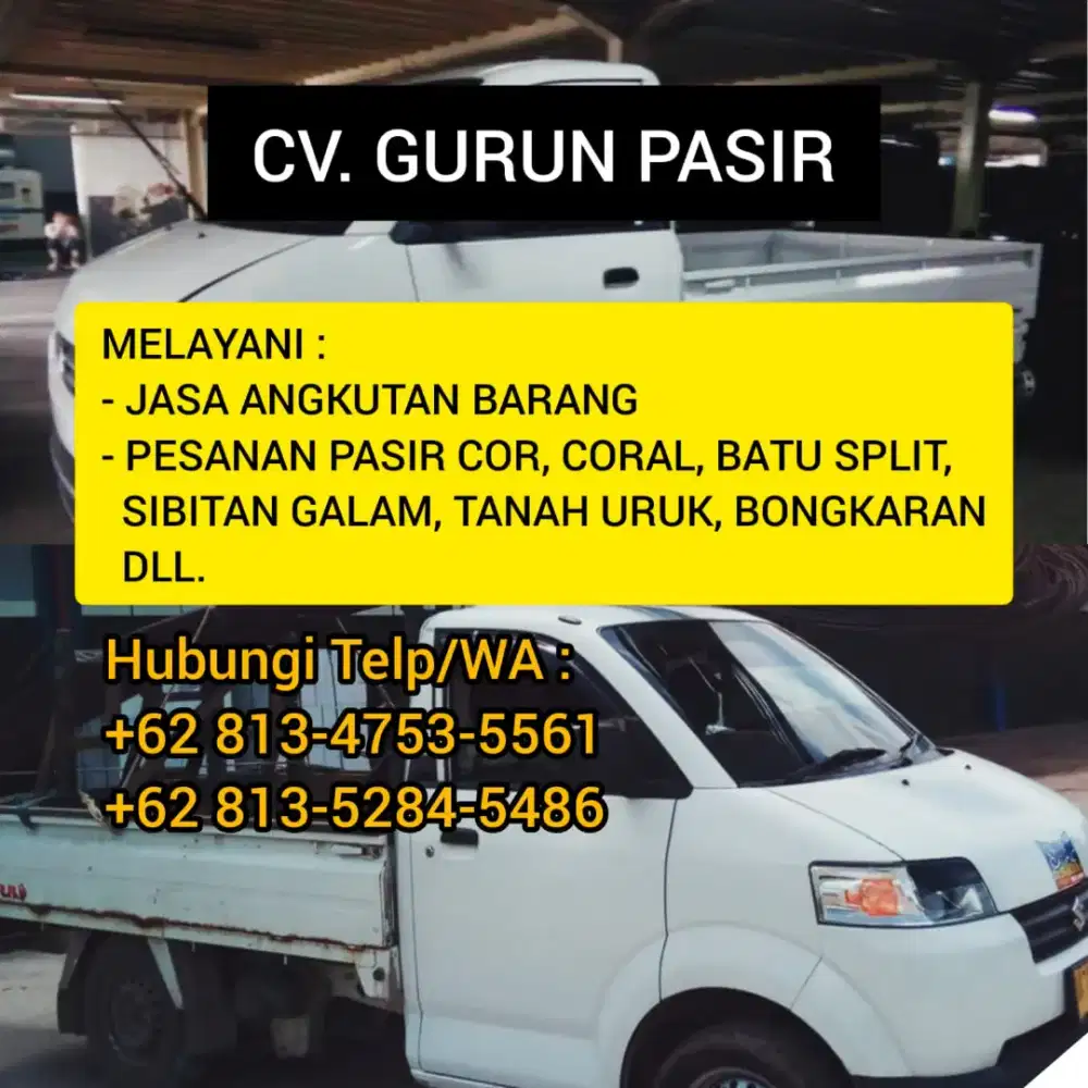 Jasa angkutan pick up BJM