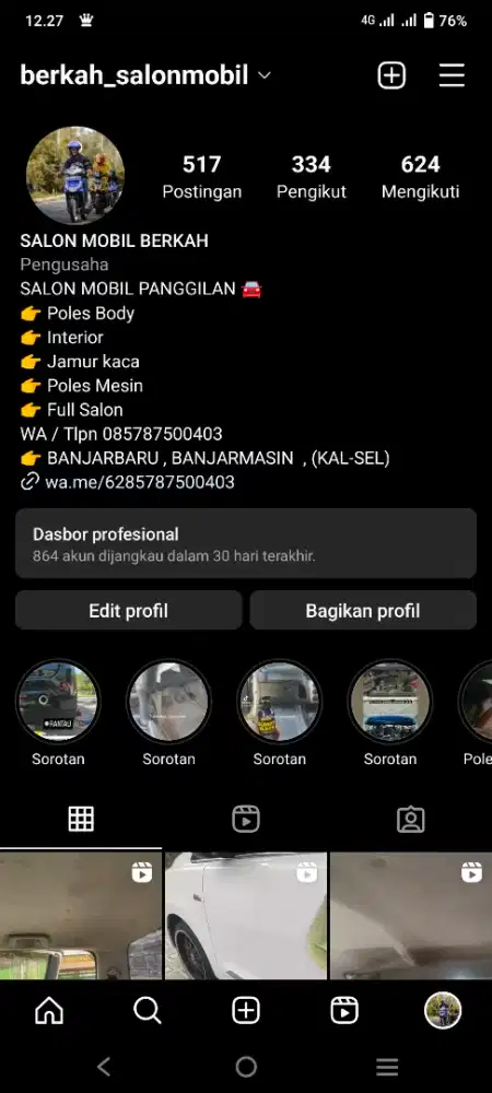 Berkah salon Mobil
